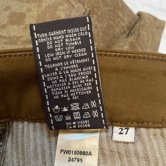 7 For All Mankind metallic print jeans - Picture 7 of 9